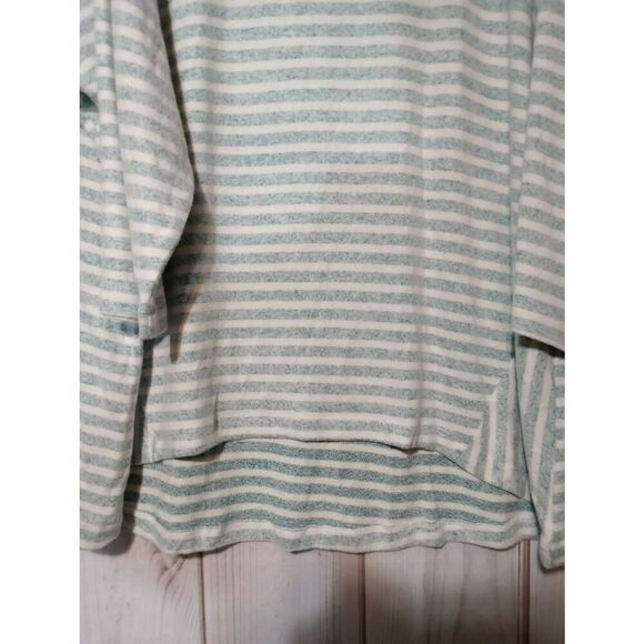 Ruby Rd Sweater Ladies 3x Green Cream‎ Light Weight Scoop Neck - Picture 4 of 7